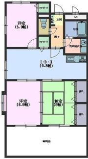 たんぽぽBの間取り画像