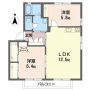 プランドール水竹?Aの間取り画像