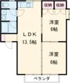 田隈コーポの間取り画像