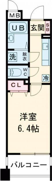 プレサンス新神戸の間取り画像