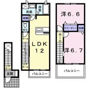 シャルマンタツミ Aの間取り画像