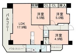 サクシードの間取り画像