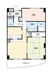 オーズコートの間取り画像