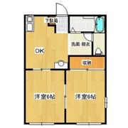 レジデンス北河原Bの間取り画像