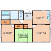 グリーンタウンCの間取り画像