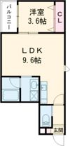 クリサンスの間取り画像