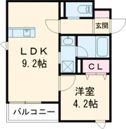 クリサンスの間取り画像