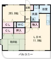 アルカディア桜木の間取り画像