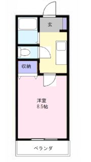 コーポサンライズの間取り画像