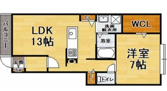 レスパス神埼Ⅱの間取り画像