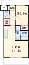 グランフォート江北の間取り画像