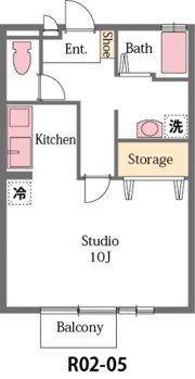 プランドールB棟の間取り画像