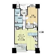 ライオンズマンション烏丸通の間取り画像
