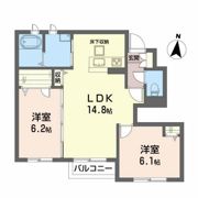 サンフォーリア八幡の間取り画像