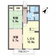 エターナルタウン Cの間取り画像