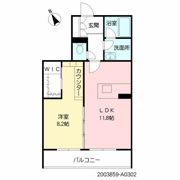 シャーメゾン水前寺イーストコートの間取り画像