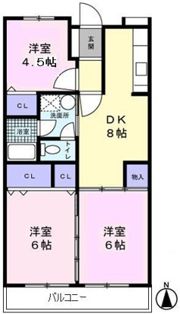 エクセル本郷台の間取り画像