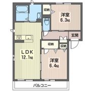 Pros garden Northの間取り画像