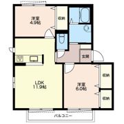 アルブル2番館の間取り画像