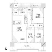 パレ・ロワイヤル英賀保駅前の間取り画像