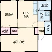 レトア絹香Aの間取り画像