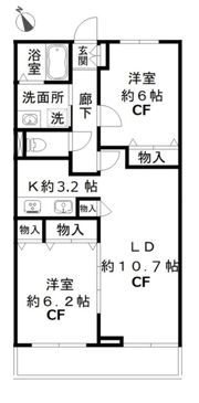 コンフォールいずみ中央の間取り画像