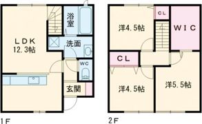 グランメゾン Ⅲの間取り画像