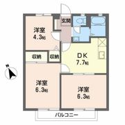 アーバン北脇の間取り画像