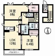 パーシモンの間取り画像