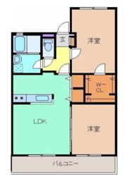 リバージュ・ワタラセの間取り画像