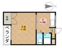 フレンズ高槻の間取り画像