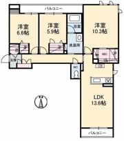 スカイM・Aの間取り画像