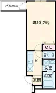 フジパレス堺鳳駅北ウエストの間取り画像