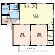 アイディアス栄明 Bの間取り画像