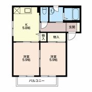 フラットケー Aの間取り画像
