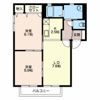 プレシール吉田 Bの間取り画像