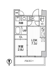 ALTERNA住吉の間取り画像