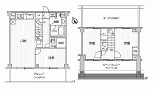 六本木ﾃﾞｭｰﾌﾟﾚｯｸｽｴﾑｽﾞの間取り画像