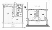 六本木ﾃﾞｭｰﾌﾟﾚｯｸｽｴﾑｽﾞの間取り画像