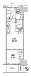 WORVE横浜伊勢佐木町の間取り画像