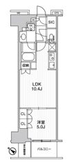 WORVE横浜伊勢佐木町の間取り画像