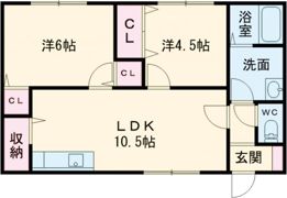 ikka国武Ⅱ A棟の間取り画像