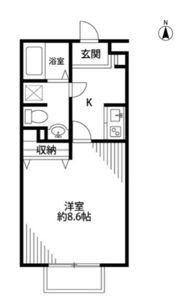 アムール 七国の間取り画像