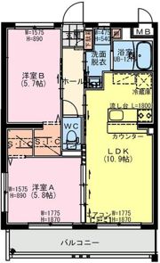 Green Terrace Toshimiの間取り画像