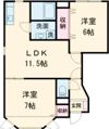キャッスル北沢の間取り画像