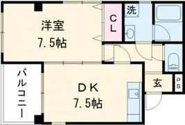 コーポMIKIの間取り画像