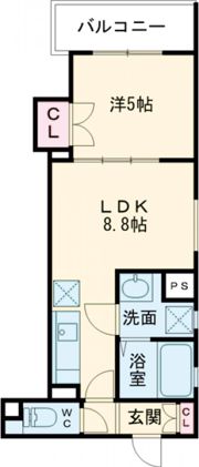 クリエオーレ牧野本町の間取り画像