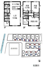 ベルホワイト Mの間取り画像
