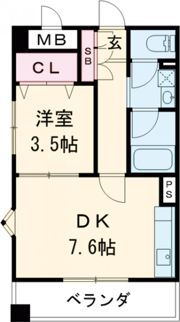 E．POPULARの間取り画像