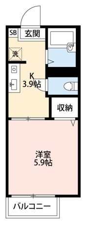 ヴィラ相模が丘の間取り画像